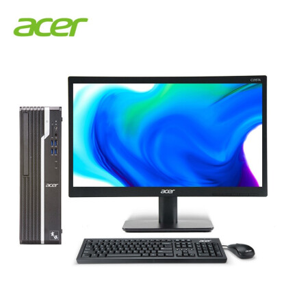 宏碁(Acer)商祺SQX4270 140N 商用办公台式电脑整机 家用电脑（十代G5905 4G 1T 三年上门）19.5英寸