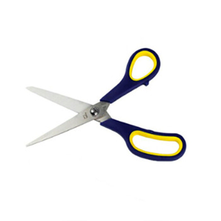 长城 双色柄不锈钢剪刀 黑色 6.4寸