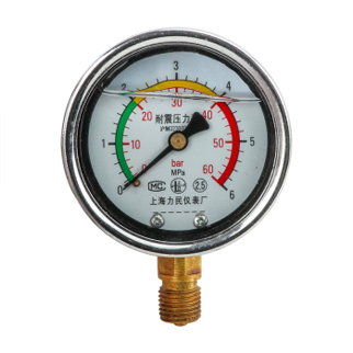 [配件]红旗 试压泵防震压力表 0~4MPa