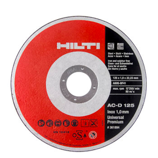 喜利得HILTI 切割片AC-D125INOX UP1.0mm