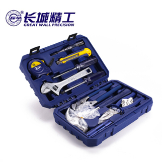 长城 家用组合工具维修工具套装五金工具组套 黑色