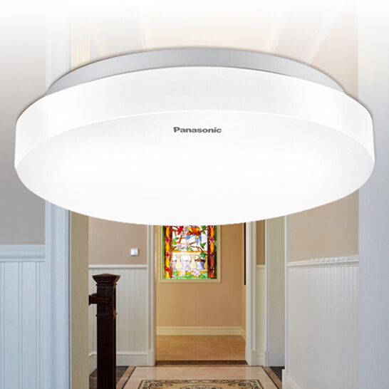 松下（Panasonic）吸顶灯阳台灯玄关灯具LED吸顶灯厨房灯 圆形8瓦HHLA0605CBW01