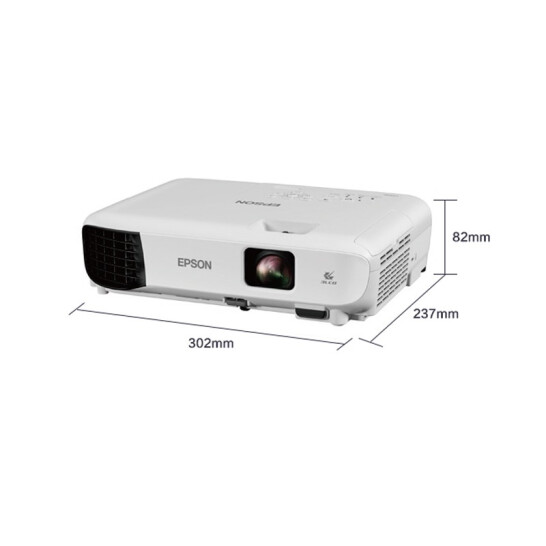 爱普生（EPSON）CB-E10 投影仪 投影机办公 培训（标清XGA 3600流明 瞬间关机 支持侧投 四角校正）