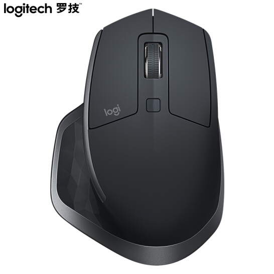 罗技（Logitech）MX Master 2S 鼠标 无线蓝牙鼠标 办公鼠标 右手鼠标 优联 儒雅黑 带无线2.4G接收器
