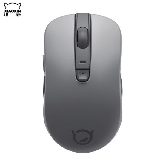 联想（Lenovo）鼠标 无线蓝牙静音鼠标 小新新选 新动系列 便携办公鼠标 笔记本电脑鼠标 3挡可调DPI 灰色