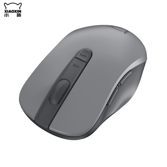 联想（Lenovo）鼠标 无线蓝牙静音鼠标 小新新选 新动系列 便携办公鼠标 笔记本电脑鼠标 3挡可调DPI 灰色
