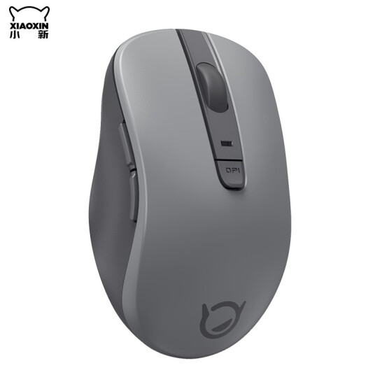 联想（Lenovo）鼠标 无线蓝牙静音鼠标 小新新选 新动系列 便携办公鼠标 笔记本电脑鼠标 3挡可调DPI 灰色