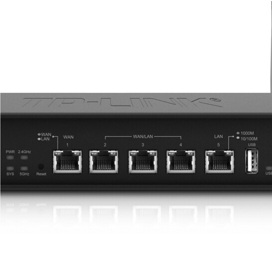 TP-LINK 1200M 5G双频无线企业级路由器 wifi穿墙/VPN/千兆端口/AC管理 TL-WVR1200G