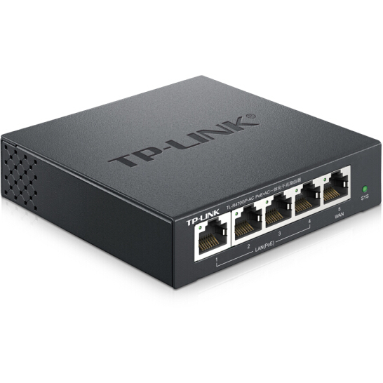 TP-LINK TL-R470GP-AC PoE供电·AP管理一体化企业级路由器 5个千兆端口 1WAN+4LAN 4口支持POE