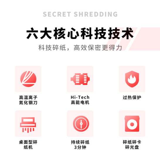 得力(deli)4级保密个人桌面碎纸机（单次2张 3.5L 持续10分钟 可碎卡碎光盘）92614
