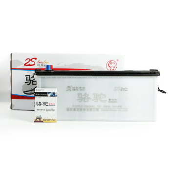 骆驼CAMEL 1S免维护铅酸电池 正装粗锥高原专供 6-QW-165MF
