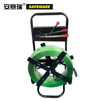 安赛瑞 黑色十字塑钢带打包带盘车 105cm*31cm*60cm
