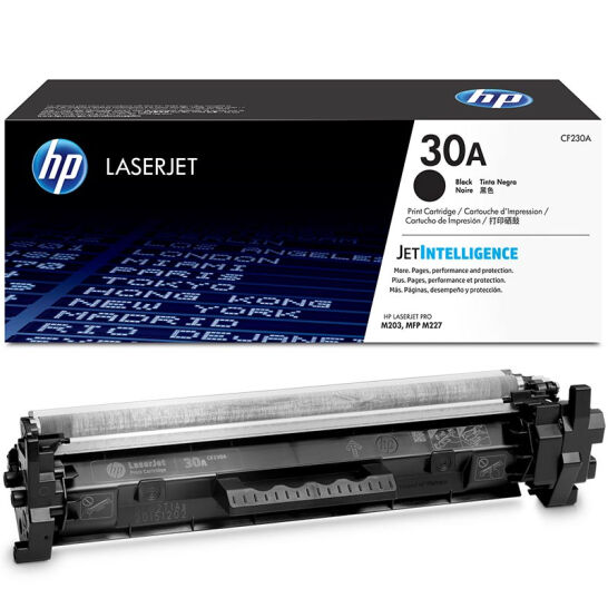 惠普30A（CF230A）原装硒鼓黑色单支装（适用hp 227fdw/227sdn/203dn/203d/203dw/203dw）打印页数1600