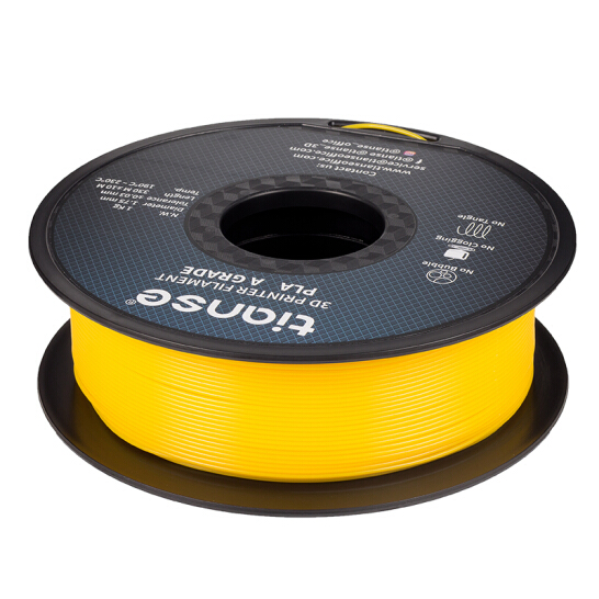 天色 3D打印机耗材 1.75mm 线条PLA材料 1kg 3d打印笔 耗材 荧光黄
