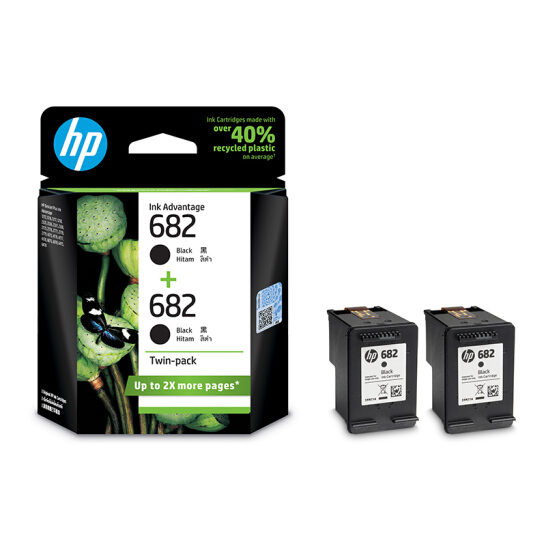 惠普（HP）682原装墨盒 适用hp 2336/2775/2776/2777/2778/2779/4175/4178/6078/6478打印机 双黑墨盒